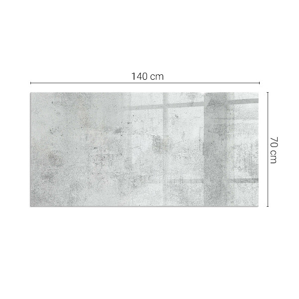 Rettangolare vetro sotto stufa Texture di cemento grezzo