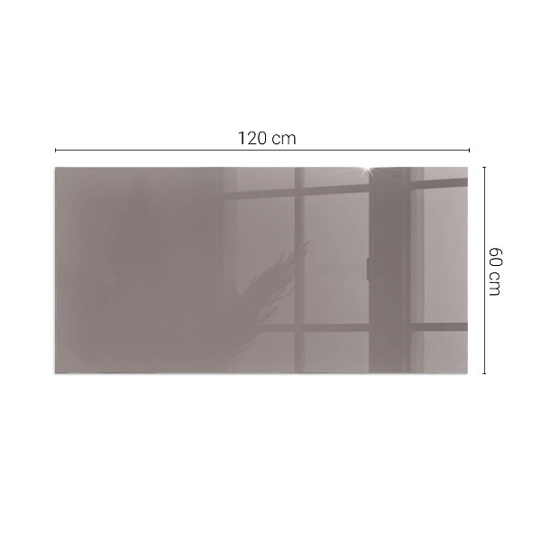 Rettangolare vetro sotto stufa Colore Beige