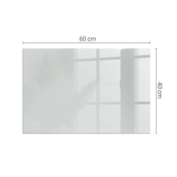 Rettangolare vetro sotto stufa Colore grigio