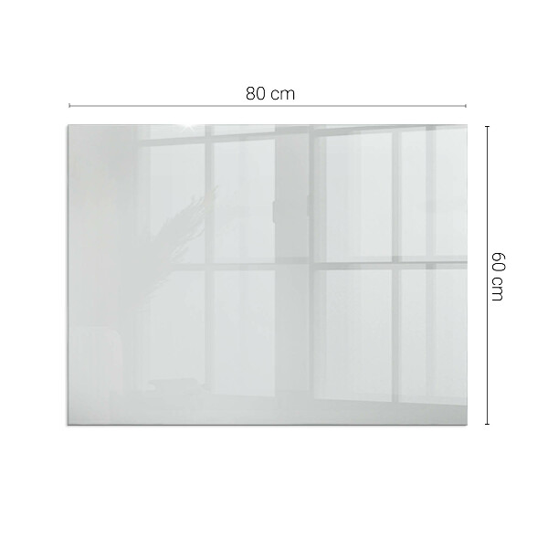 Rettangolare vetro sotto stufa Colore grigio