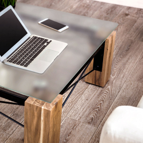 Piano per tavolo quadrato traslucido