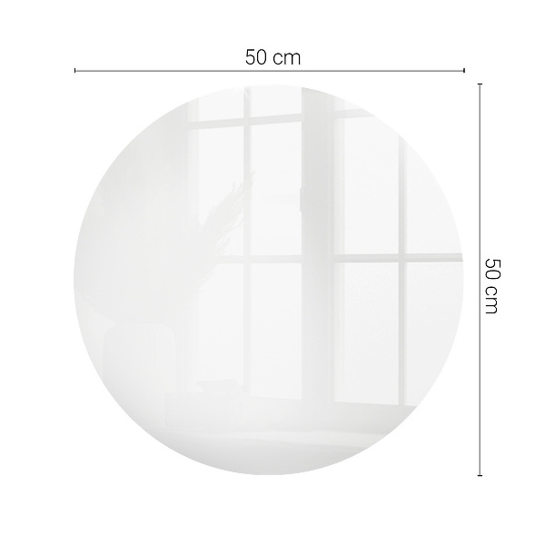 Top tavolo rotondo Bianco puro