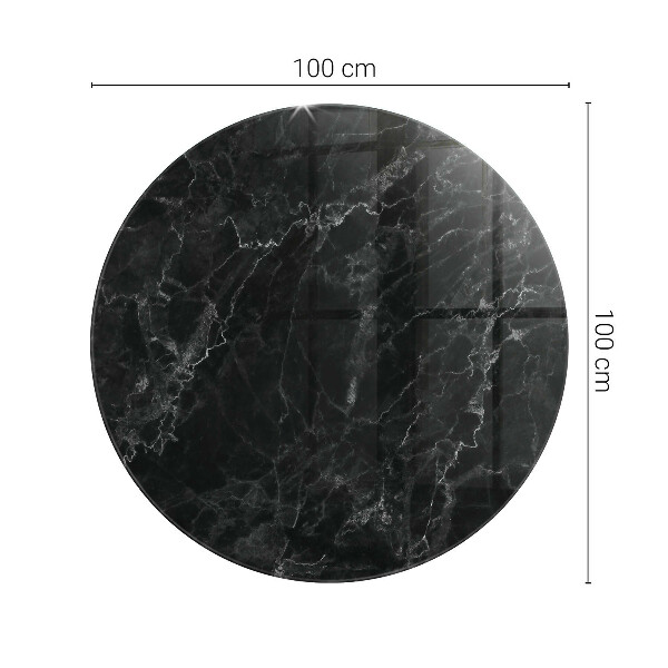 Top tavolo rotondo Marmo con venature delicate