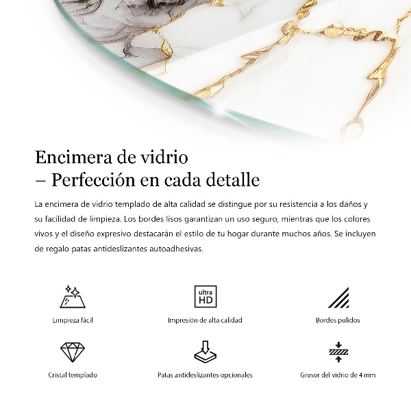 Top tavolo rotondo Il fascino del legno naturale