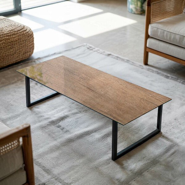 Piano del tavolo rettangolare Il fascino del legno naturale