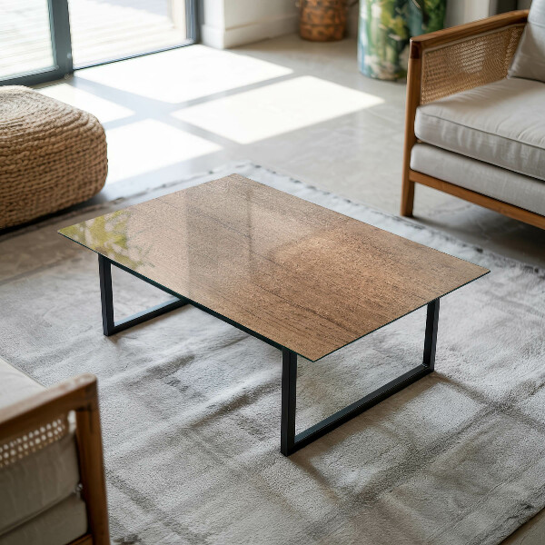 Piano del tavolo rettangolare Il fascino del legno naturale