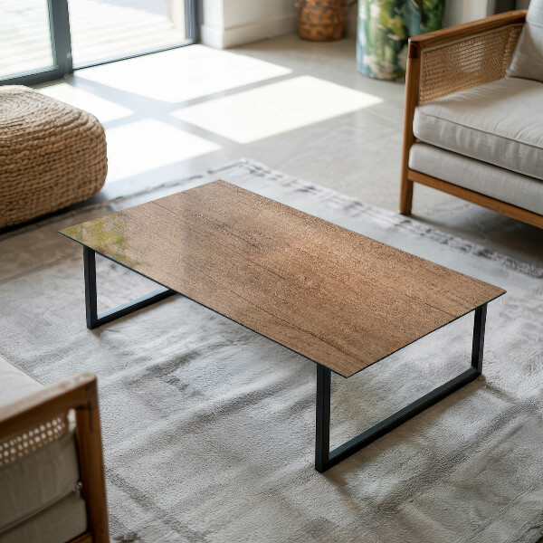 Piano del tavolo rettangolare Il fascino del legno naturale