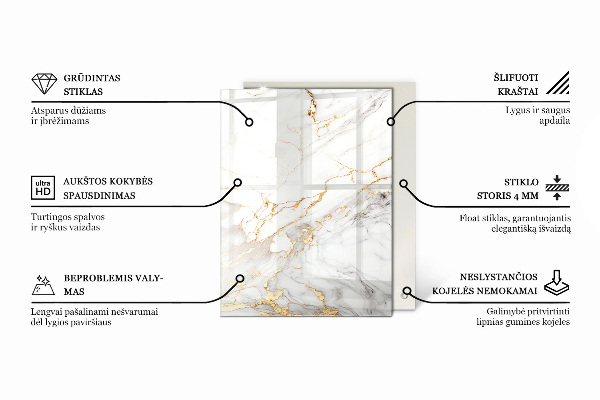 Piano del tavolo rettangolare Elegante nero pieno