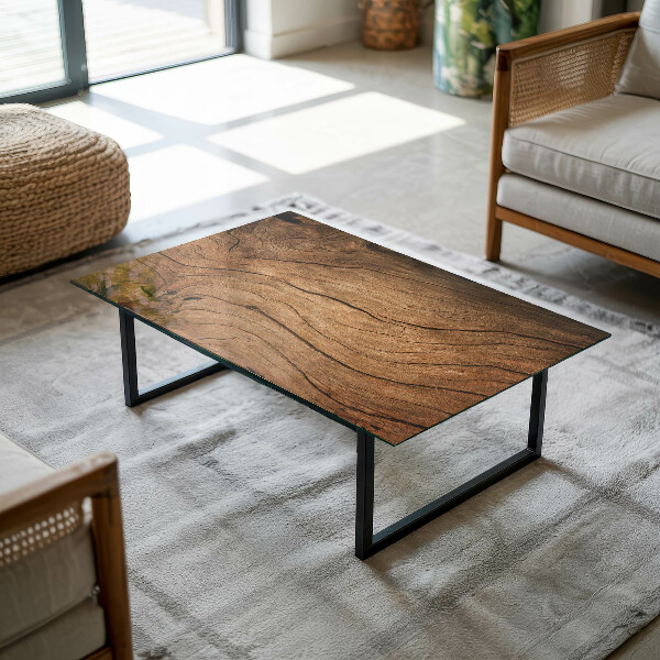 Piano del tavolo rettangolare Elegante motivo forestale