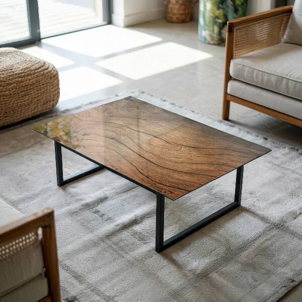 Piano del tavolo rettangolare Elegante motivo forestale