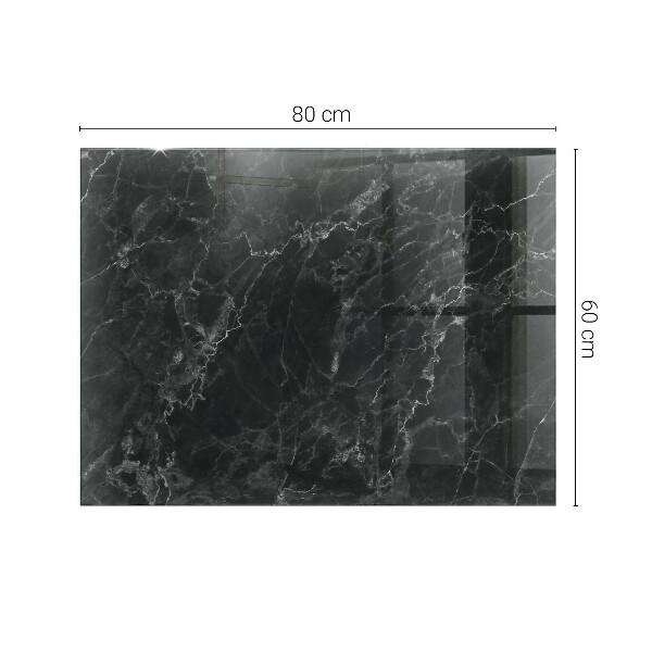 Piano del tavolo rettangolare Marmo con venature delicate