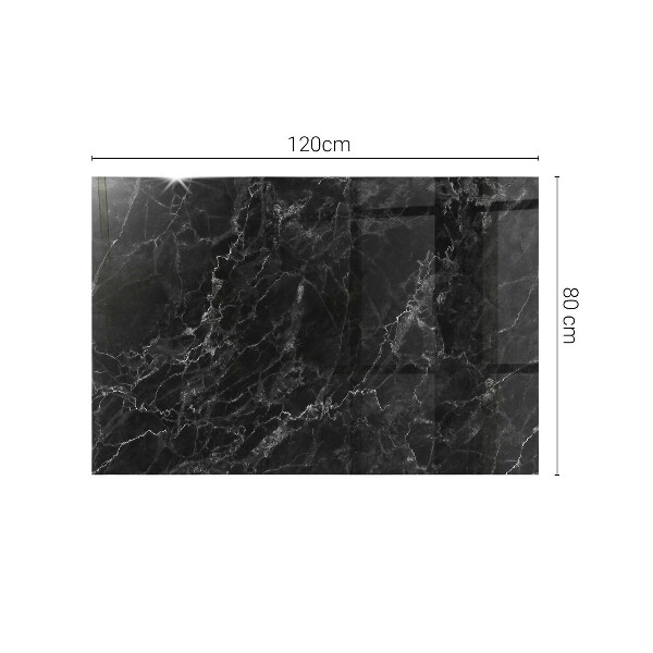 Piano del tavolo rettangolare Marmo con venature delicate