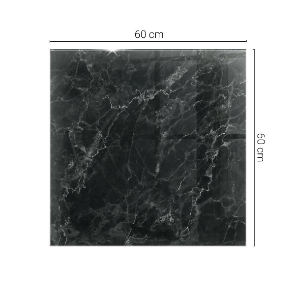 Piano del tavolo rettangolare Marmo con venature delicate