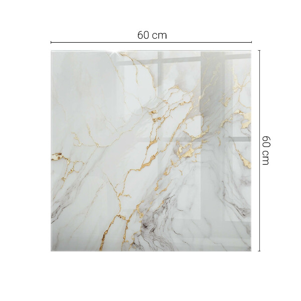 Piano del tavolo rettangolare Sottili venature di marmo