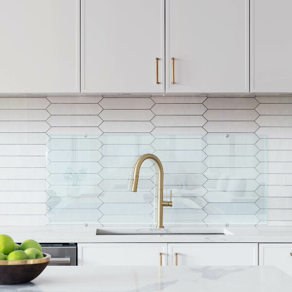 Trasparente pannello rivestimento parete cucina 125x50 cm