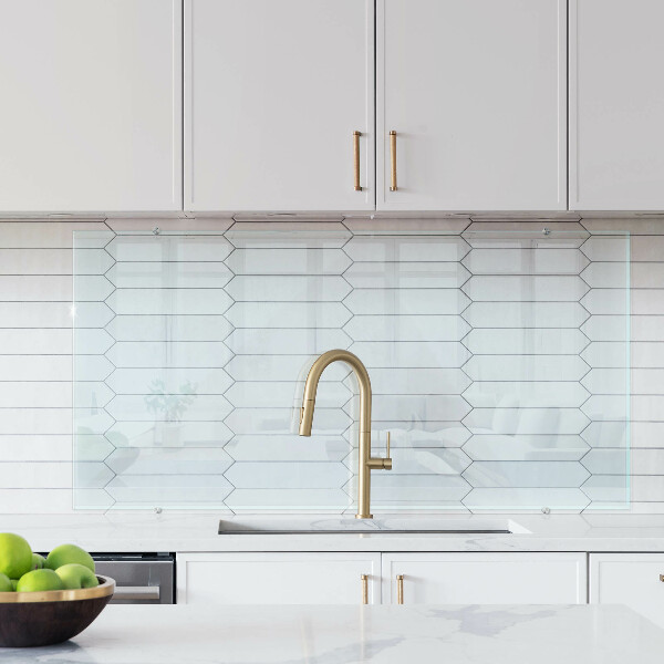 Pannello cucina paraschizzi trasparente 140x70 cm