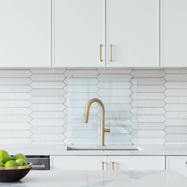 Trasparente pannello paraschizzi cucina 60x60 cm