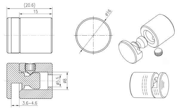Trasparente pannello paraschizzi cucina 60x60 cm