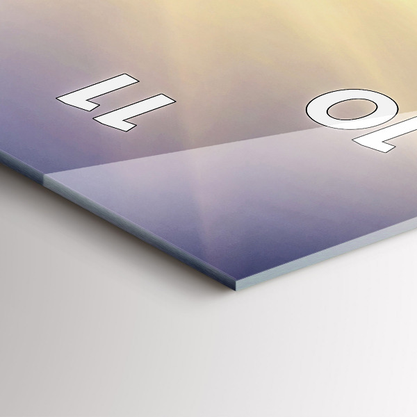 Orologio verticale Paesaggio montano