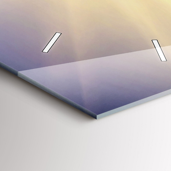 Orologio verticale Paesaggio montano