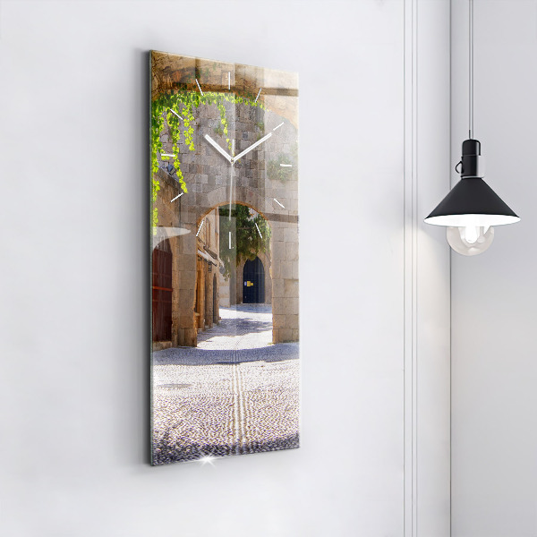 Orologio verticale Pittoresca strada di Rodi