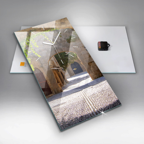 Orologio verticale Pittoresca strada di Rodi