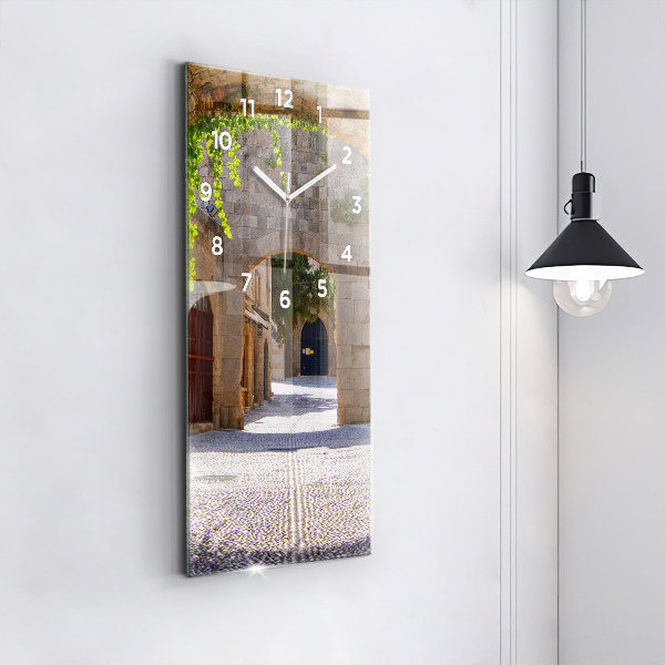 Orologio verticale Pittoresca strada di Rodi