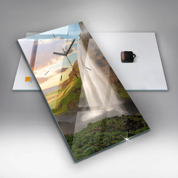 Orologio verticale Cascata in Islanda