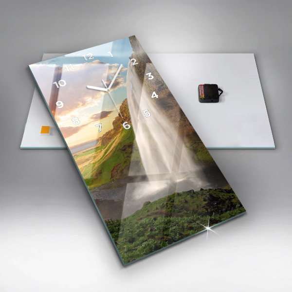 Orologio verticale Cascata in Islanda