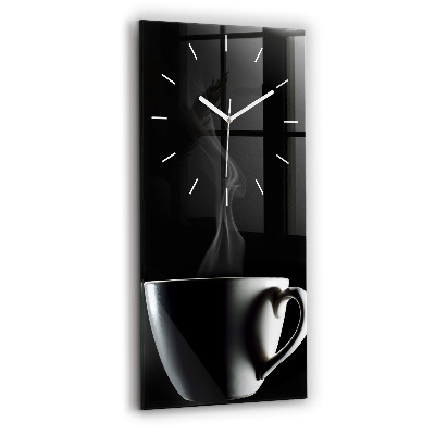 Orologio verticale Una tazza di caffè