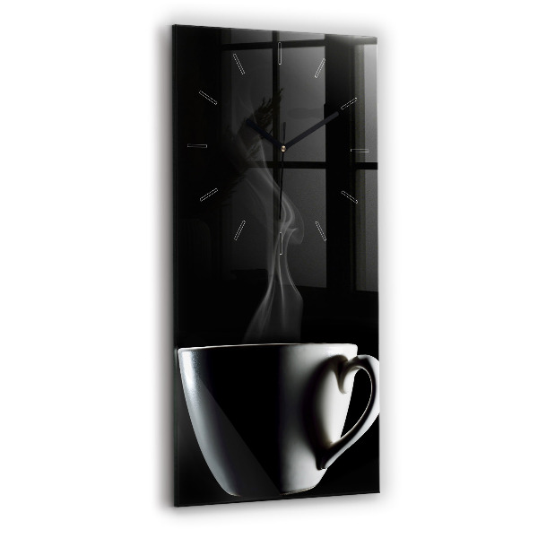 Orologio verticale Una tazza di caffè