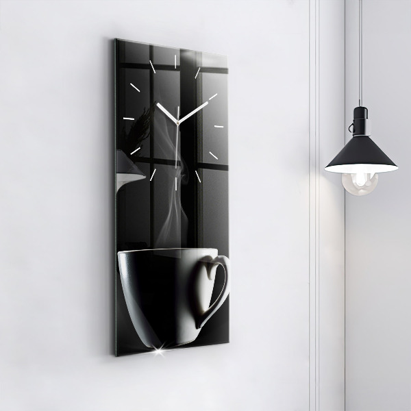 Orologio verticale Una tazza di caffè