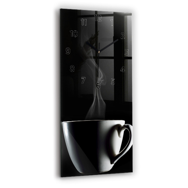 Orologio verticale Una tazza di caffè