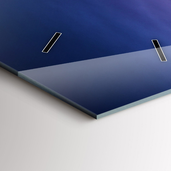 Orologio verticale New York e il tramonto