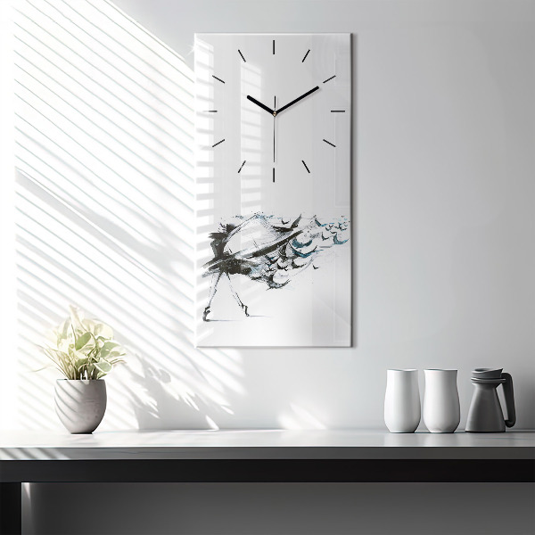 Orologio verticale Donna che balla il balletto