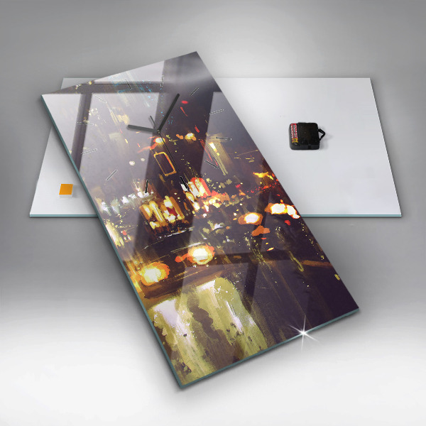 Orologio verticale Città dipinta