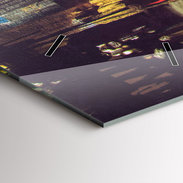 Orologio verticale Città dipinta