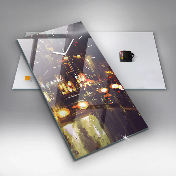 Orologio verticale Città dipinta