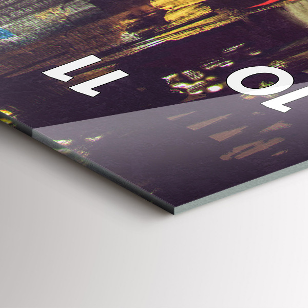 Orologio verticale Città dipinta