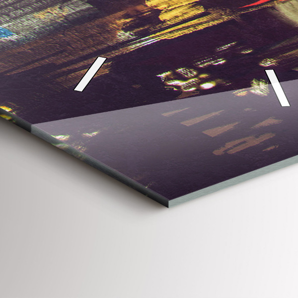 Orologio verticale Città dipinta