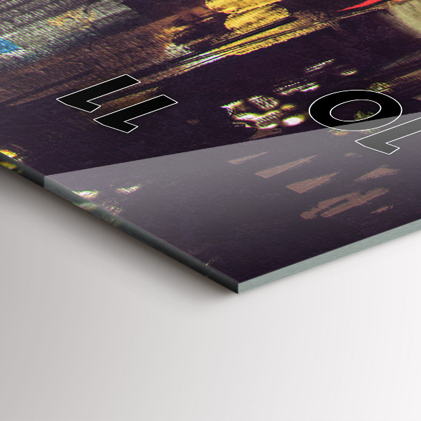 Orologio verticale Città dipinta