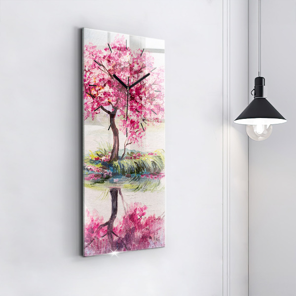 Orologio verticale Mosaico dell'albero