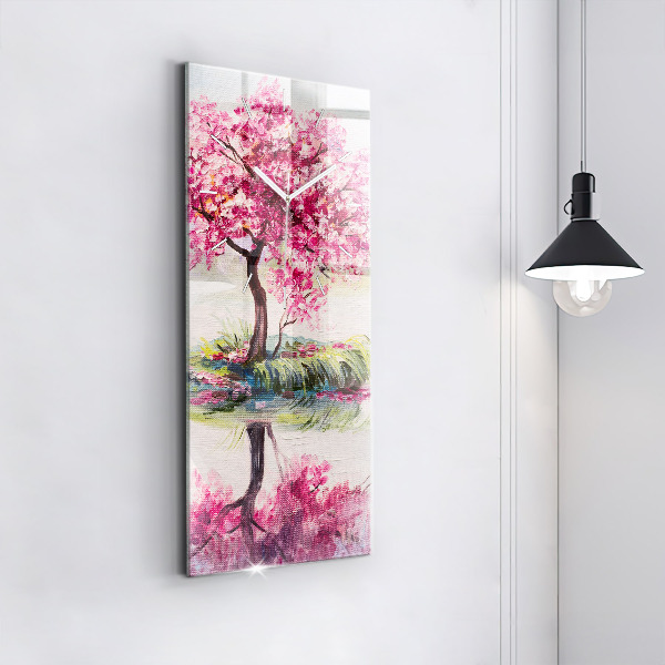 Orologio verticale Mosaico dell'albero