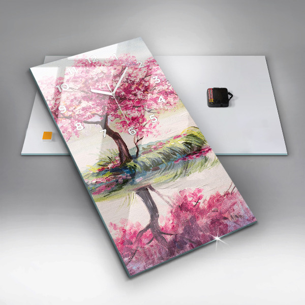 Orologio verticale Mosaico dell'albero