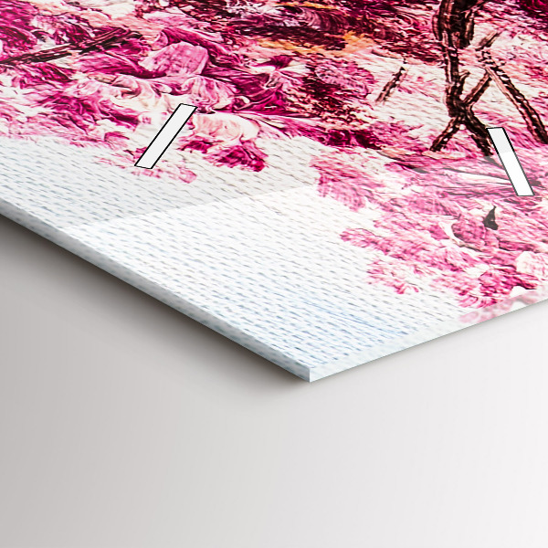 Orologio verticale Mosaico dell'albero