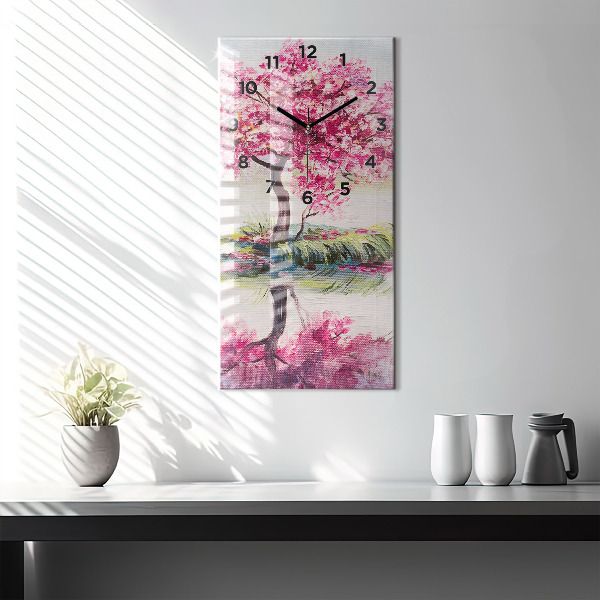 Orologio verticale Mosaico dell'albero