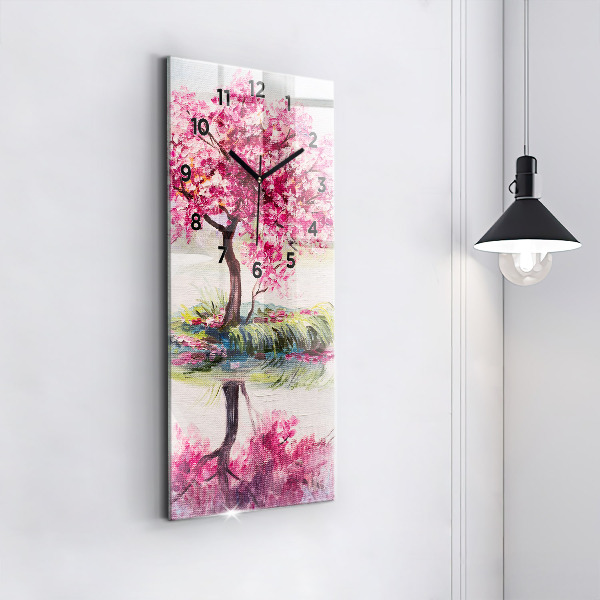 Orologio verticale Mosaico dell'albero