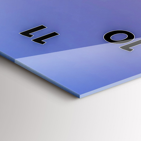 Orologio verticale Vista di Barcellona