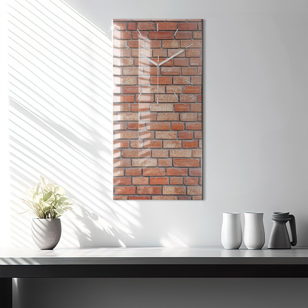 Orologio verticale Muro di mattoni