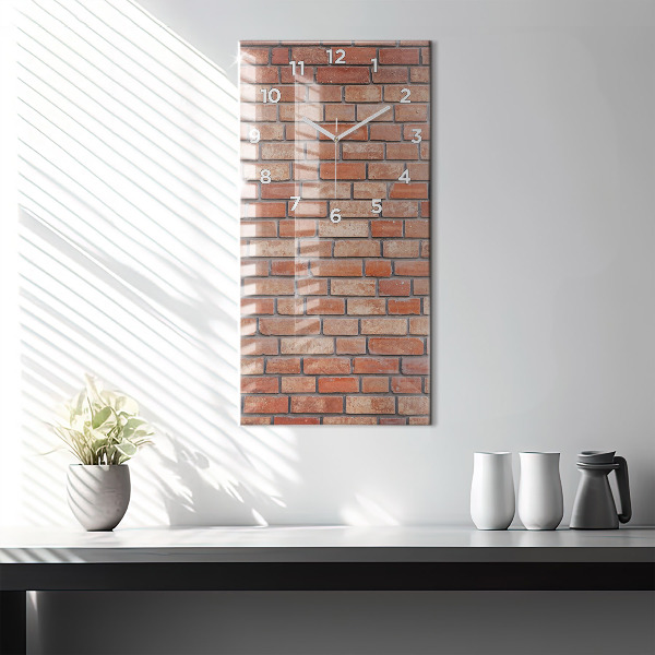 Orologio verticale Muro di mattoni
